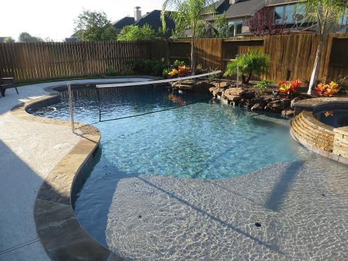 Custom Pool VolleyballRaised Wall