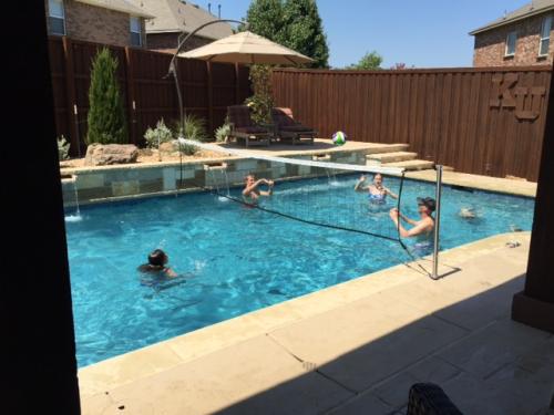 Pool VolleyballRaised Wall
